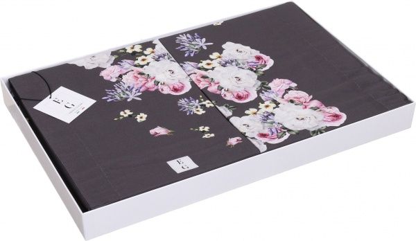 Комплект постельного белья Koi Amore light grey 2 светло-серый Cogal 