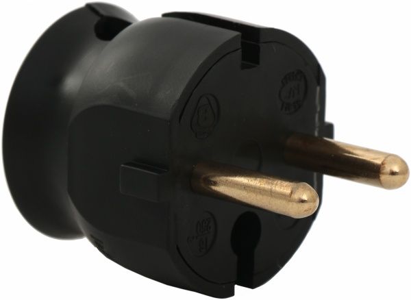 Електровилка Legrand 16 А 220 В без заземлення 220В 16А IP20 чорний