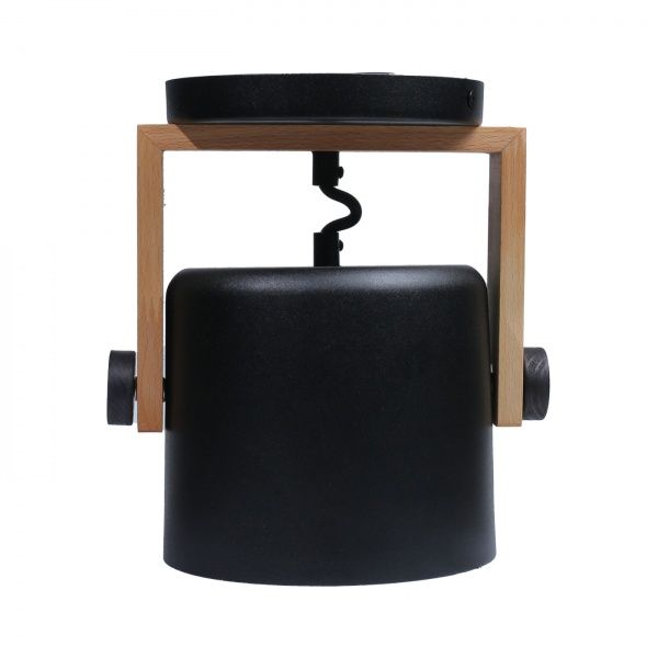 Бра Светкомплект Loft WLC 160 1x40 Вт E27 черный/дерево 