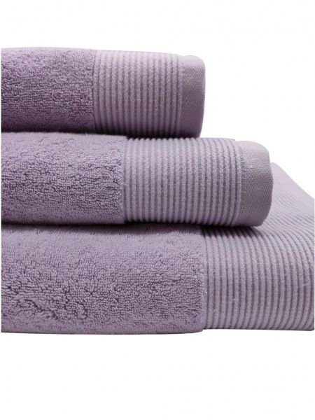 Полотенце махровое Гофре 30x70 см сиреневый La Nuit 