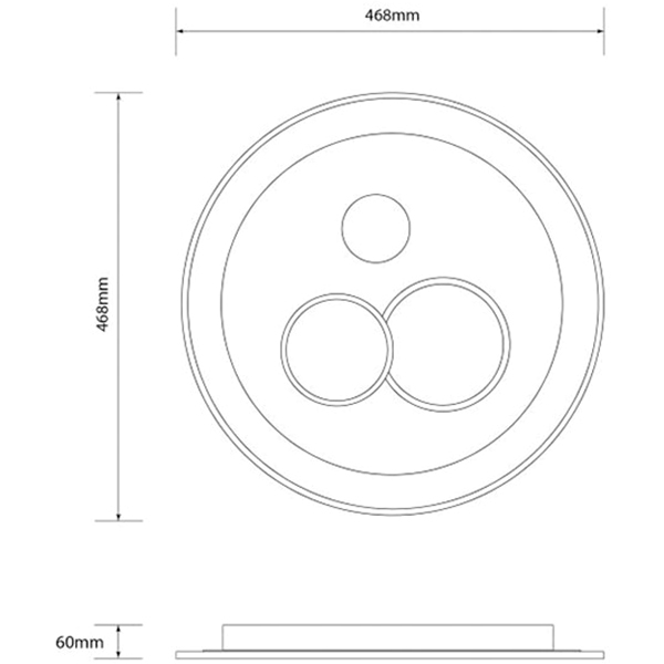 Світильник світлодіодний Светкомплект ACR 4838 3R 85W RC 85 Вт білий матовий 2800-6000 К 