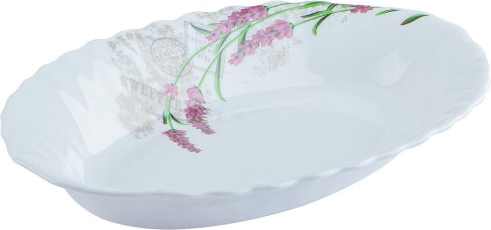 Блюдо овальне Vittora V-225L-F лаванда Wave 225 мм