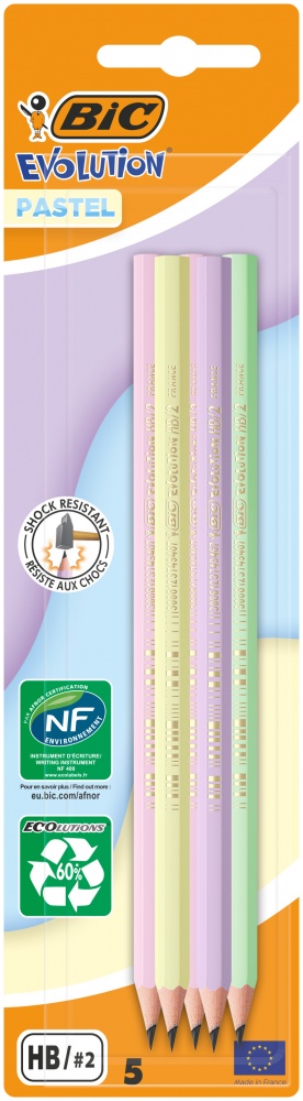 Карандаш чернографитный Evolution Pastel BIC