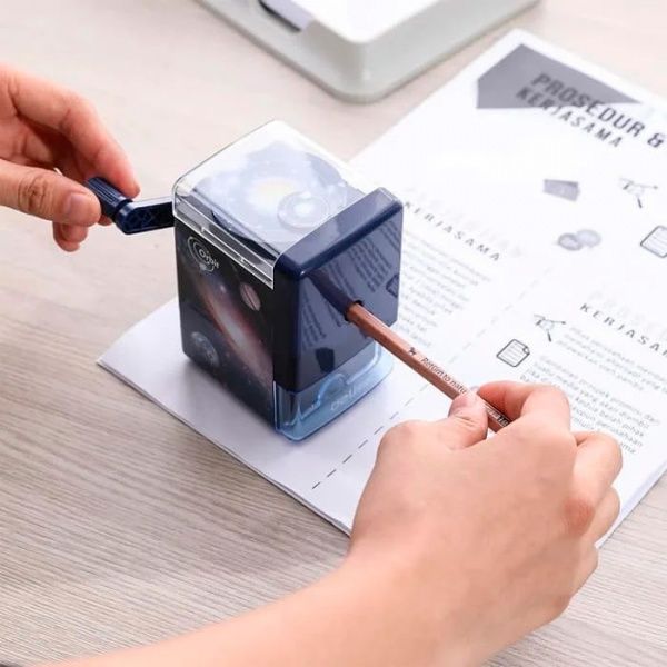 Точилка механическая ER10104 микс Орбита Deli