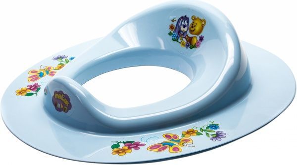 Накладка на унитаз Maltex Kubus голубая 3910506