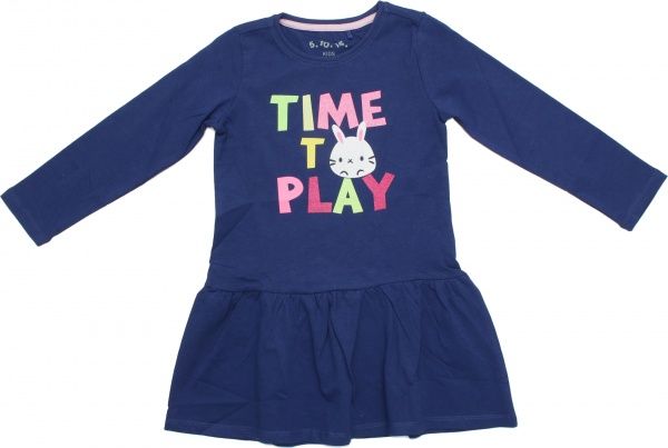 Платье 5.10.15. 3K3909 р.98 темно-синий 