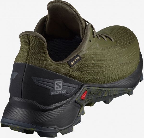Кроссовки Salomon ALPHACROSS BLAST GTX Olive Nigh/Bk L41105800 р.UK 8,5 хаки