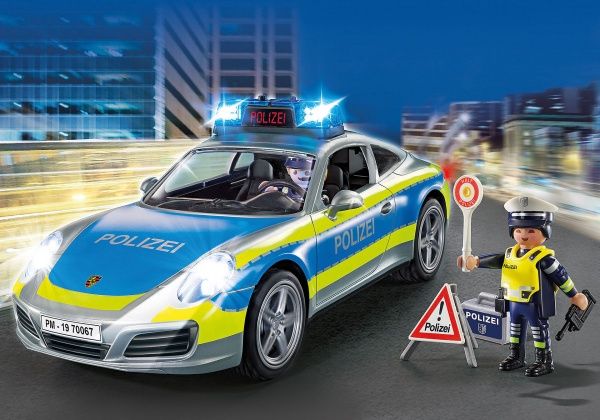 Конструктор Playmobil Поліцейська машина Porsche 911 Carrera 4S 70067