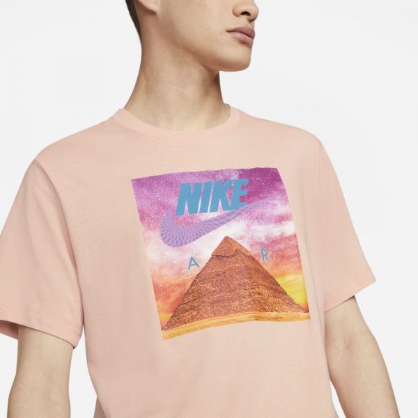 Футболка Nike M NSW TEE FESTIVAL PHOTO DD1268-800 р. L персиковий