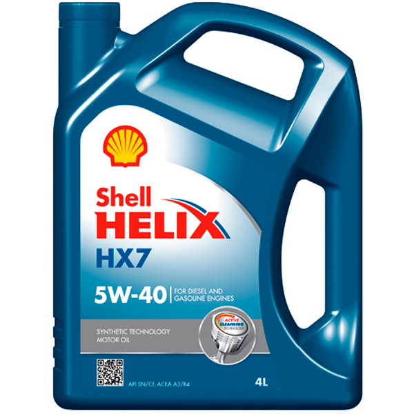 Моторне мастило SHELL Helix HX7 5W-40 4 л (550021779)