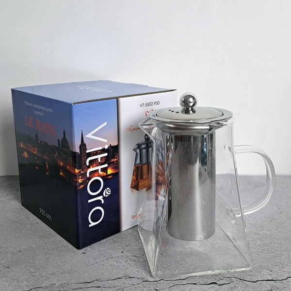 Чайник заварочный Le Mans 950 мл VT-5502-950 Vittora