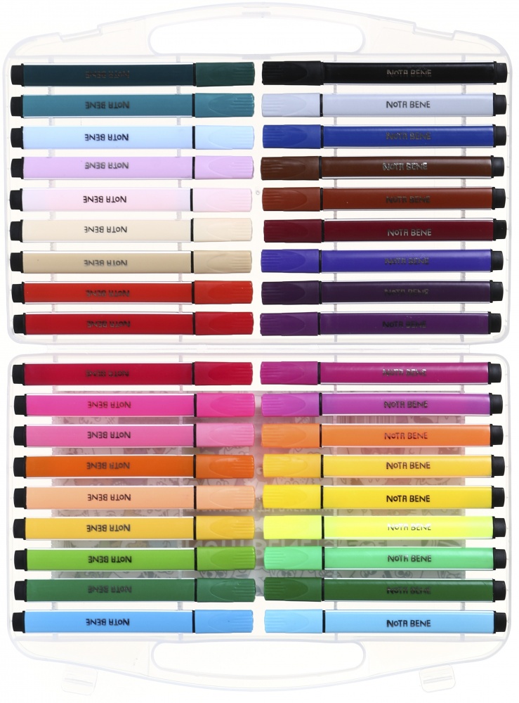 Набір фломастерів тригранних 36 шт Nota Bene