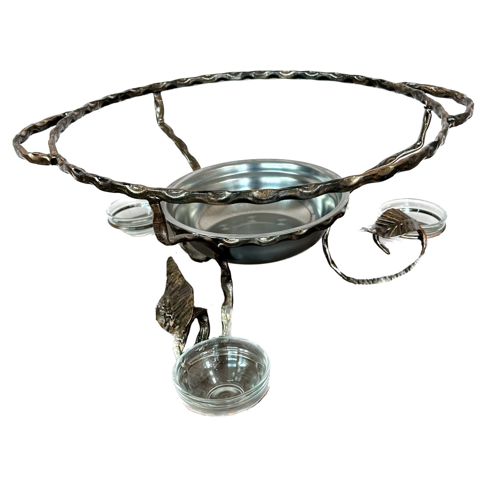 Садж Metalzavod для мяса 36 см з соусницами