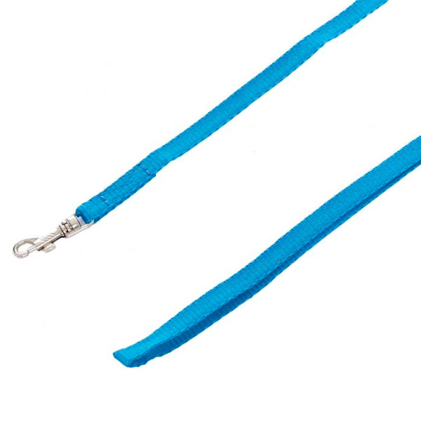 Шлея Dog Extreme из нейлона для котов с поводком 1х110 см голубая