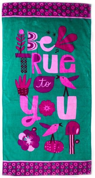 Рушник Be True to You 75x150 см різнокольоровий 