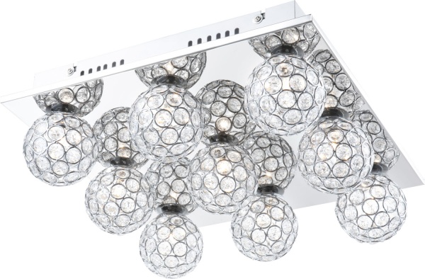 Світильник настінно-стельовий Globo Azalea 9x20 Вт G9 хром 56630-9D 