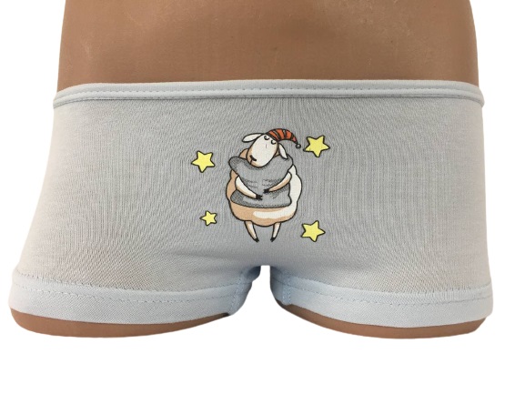 Трусы для девочки Bibo р.116 голубой 12154 