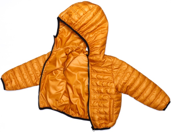 Куртка дитяча для хлопчика Luna Kids стьобана р.140 гірчичний 