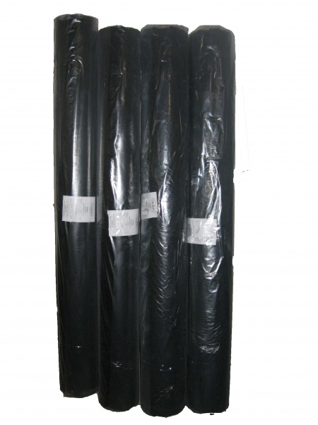 Пленка полиэтиленовая «InterRAIS» 1,5x100 м черный 100 мкм рукав