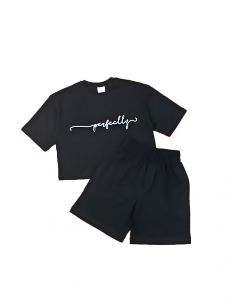 Костюм для мальчиков Luna Kids р.146 черный 0061 