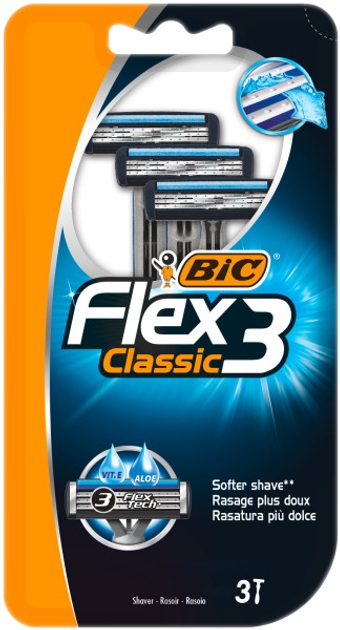 Станок для гоління BIC Flex 3 Classic 3 шт.