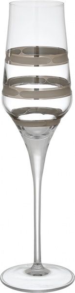 Набор бокалов для шампанского Contessa Vintage Platino 240 мл 6 шт. Vema