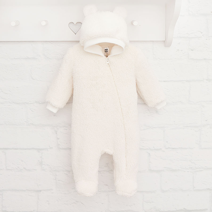 Комбинезон детский унисекс Blanka р.50-56 молочный 110918