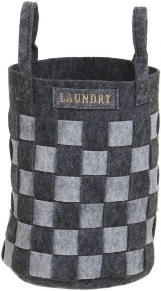 Корзина интерьерная Michelson h42 d31 серая 