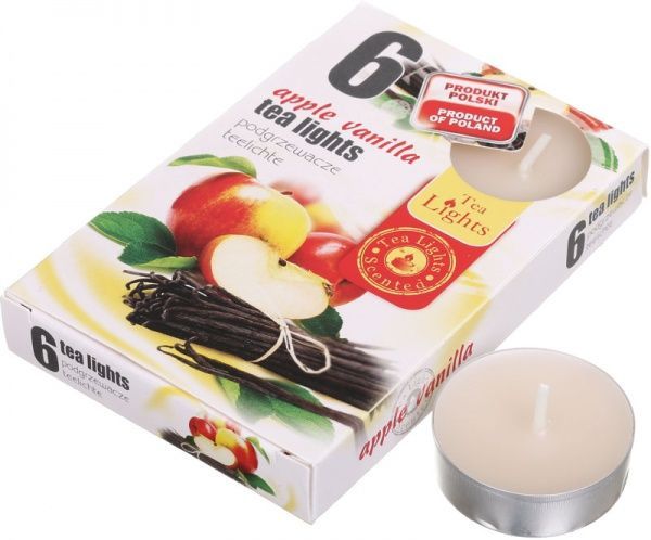 Набор свечей Яблоко и ваниль 6 шт.