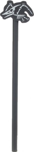 Олівець чорнографітний з гумкою Динозаври в асортименті