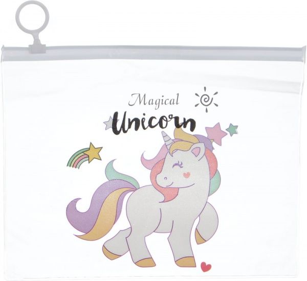 Папка на молнии А5 Единорог танцует