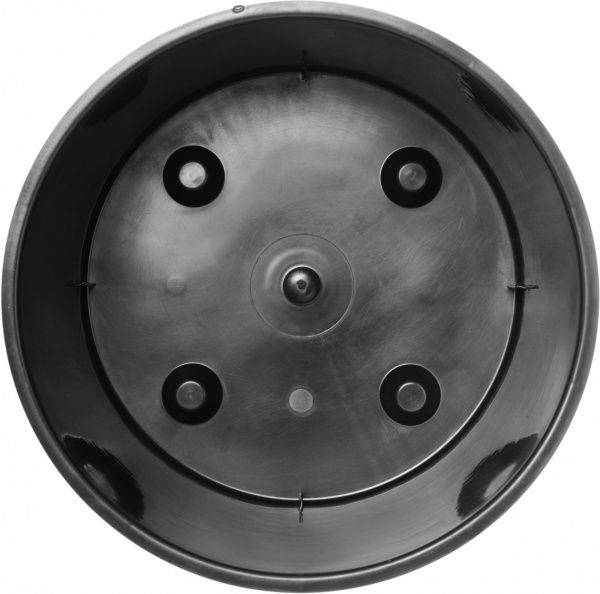 Горшок пластиковый Lamela Лилия круглый 51,3л кремовый/черный 