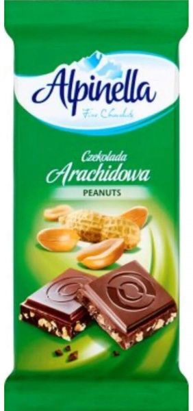 Шоколад Alpinella з арахісом 90 г