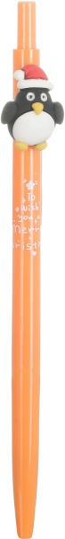 Ручка шариковая Новогодняя атрибутика Пингвин 