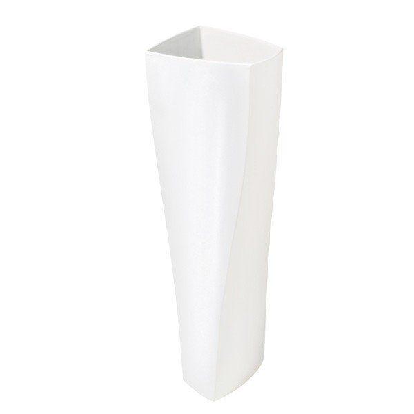 Ваза керамическая белая Twist 70 см (92809091) ASA