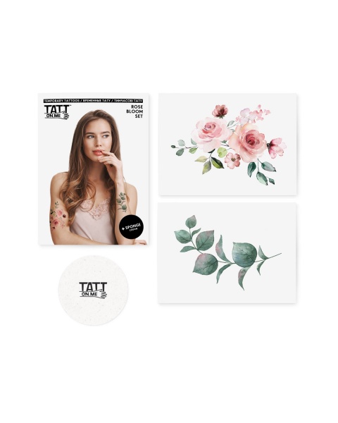 Тату тимчасове TATTon.me Rose Bloom set