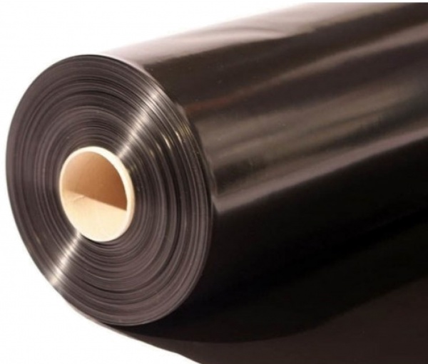 Пленка полиэтиленовая 1500 мм на 80 м. п. черный 180 мкм полурукав