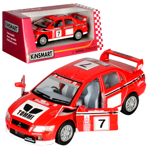 Автомобіль Kinsmart 1:32 Mitsubishi Lancer Evolution KT5048W