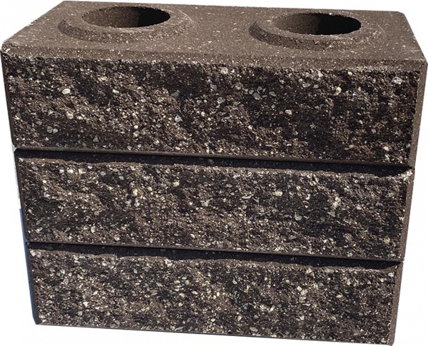 Цегла гіперпресована LEGO-FASAD колота коричнева