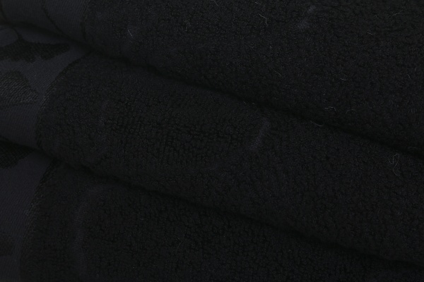 Полотенце махровое Ginko 70x140 см черный Texpol 