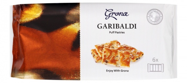 Печенье Grona слоеное Garibaldi Grona м/у 350 г 