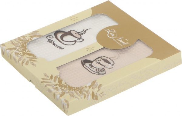 Набір рушників кухонних Кава 2 шт. 45x60 см La Nuit білий 