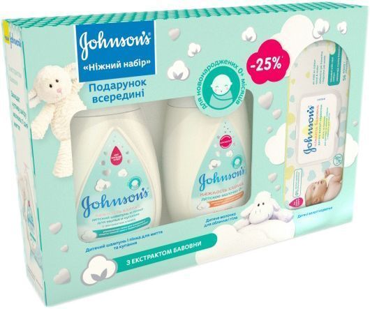 Подарочный набор для женщин Johnson's Baby Нежность хлопка