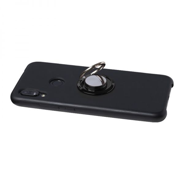 Тримач для телефона Кільце Мет Luxe Cube чорний