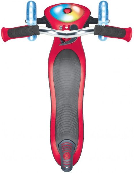 Самокат Globber Elite Prime с подсветкой красный 444-802 
