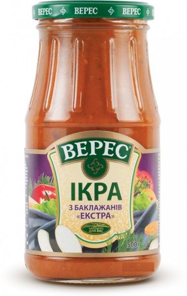 Икра Верес из баклажанов Экстра 500 г