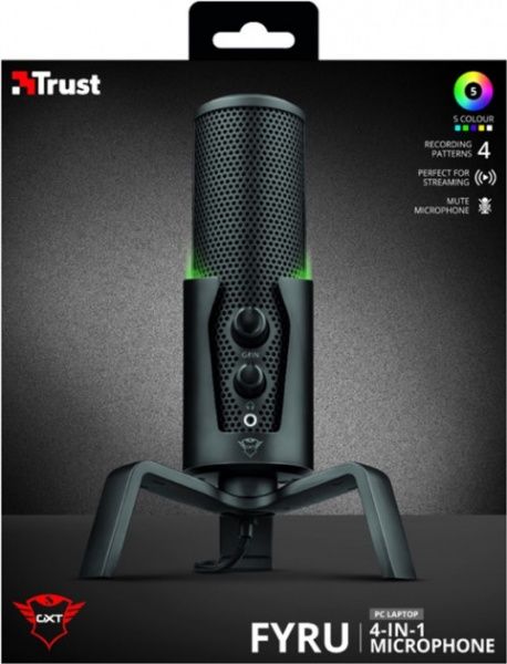 Микрофон Trust GXT 258 Fyru USB 4-in-1 Streaming Microphone