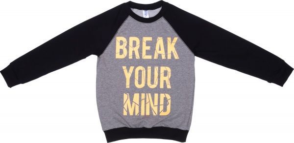 Спортивный костюм Luna Kids р.134 серый с черным 103613 