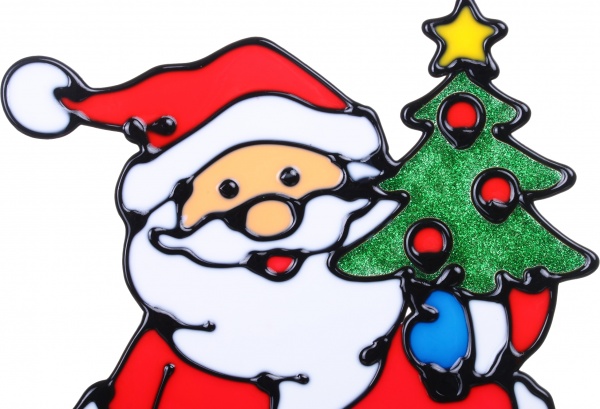 Наклейка декоративная cиликоновая 2 микс (6 дизайнов) в ассортименте 13x18 см