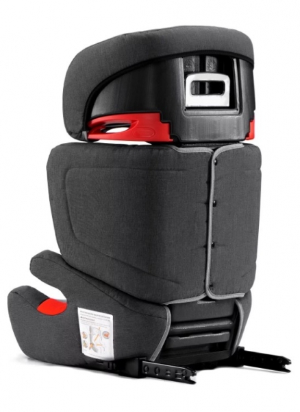Автокресло Kinderkraft Junior Fix черный с серым black/grey 00-00158330